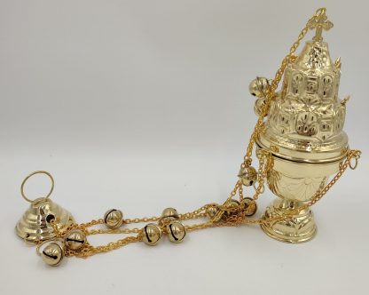 Incensario con cascabeles clavos
