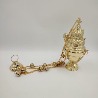 Incensario con cascabeles clavos