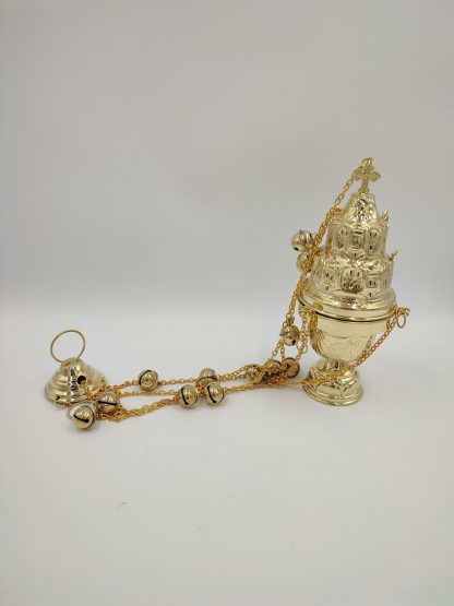 Incensario con cascabeles clavos