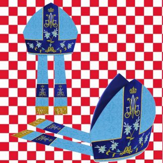 Mitra obispo mariana M