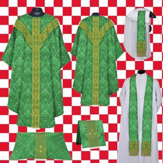 casulla gótica orfreys verde
